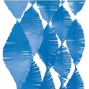 FRANJA DECORATIVA PAPEL 2,75 M AZUL MÉDIO