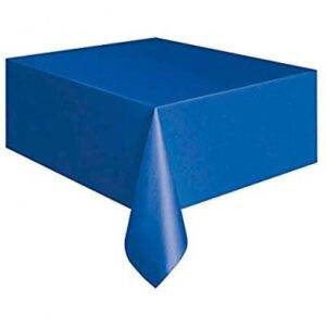 TOALHA DE MESA COMPACTA AZUL MÉDIO 1,37 X 2,74 M