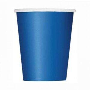 8 COPOS 267 ML AZUL MÉDIO