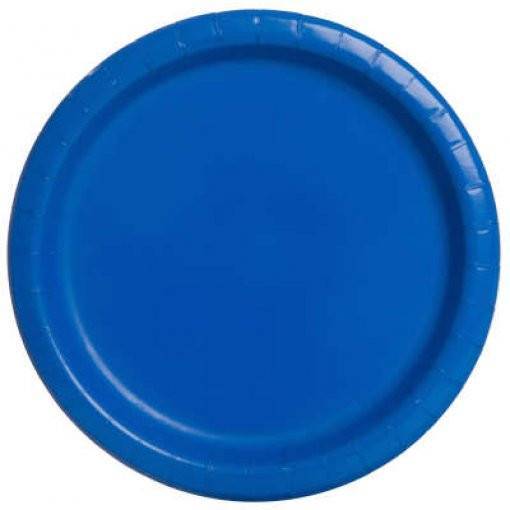 8 PRATOS 18 CM AZUL MÉDIO