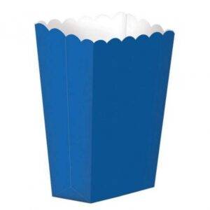 10 CAIXAS DE PIPOCAS LARGE AZUL MÉDIO