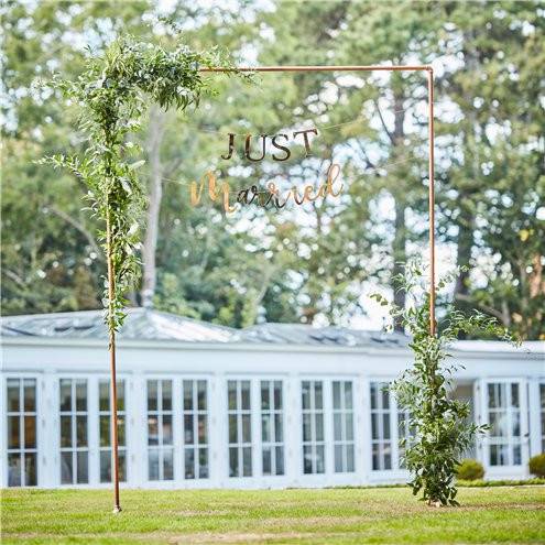 Casamento Botânico - Moldura em Cobre - 2 m