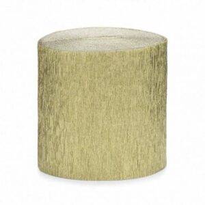 4 FITAS CREPE 5 CM/10 M DOURADO
