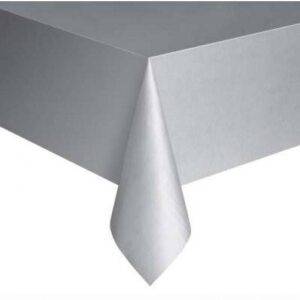TOALHA DE MESA COMPACTA PRATEADO 1,37 X 2,74 M