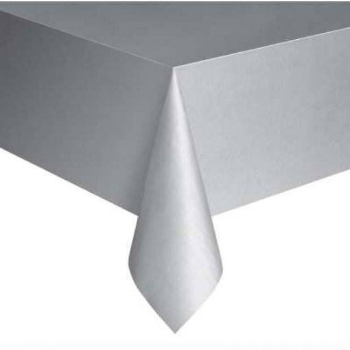 TOALHA DE MESA COMPACTA PRATEADO 1,37 X 2,74 M