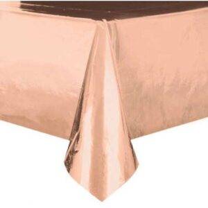 TOALHA DE MESA ROSE GOLD FOIL 1,37 X 2,74 M