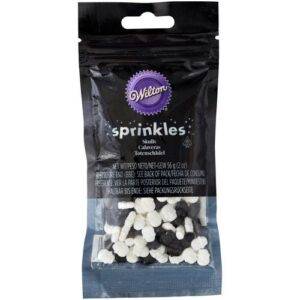 Sprinkles Caveiras brancas e pretas 56 g