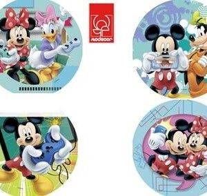 Hóstia Mickey e Amigos 21 cm 4 mod. cx.12