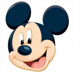 Hóstias cara Mickey 18 cm
