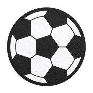 Guardanapos de futebol, 13,5 cm