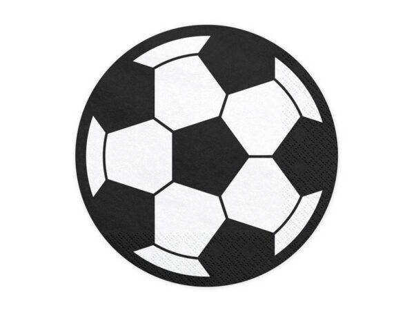 Guardanapos de futebol, 13,5 cm