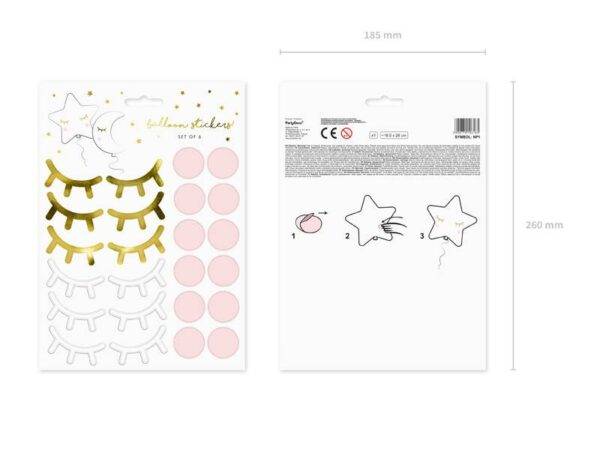 Adesivos de festa Little Star