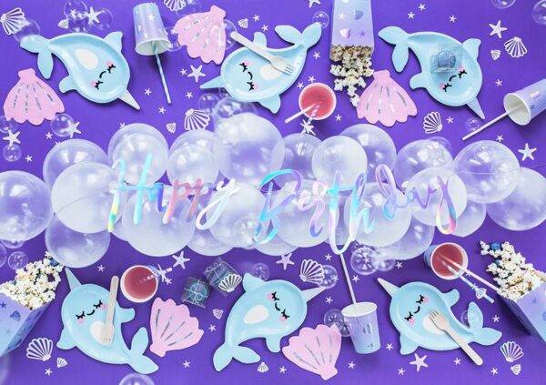 Copos de papel Narwhal, mistura, 220 ml