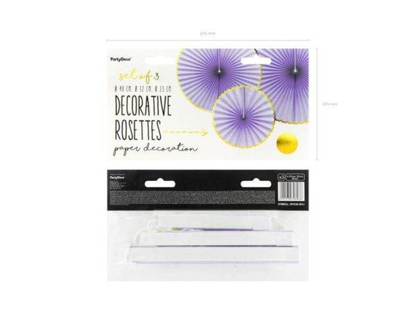 Rosetas Decorativas Gostosas, Azul Claro