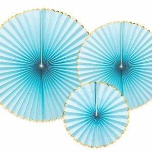 Rosetas Decorativas Gostosas, Azul Claro