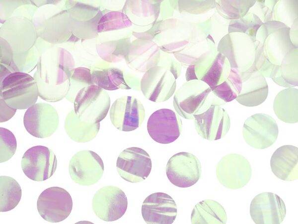 Círculos de confete, iridescentes, 15 g