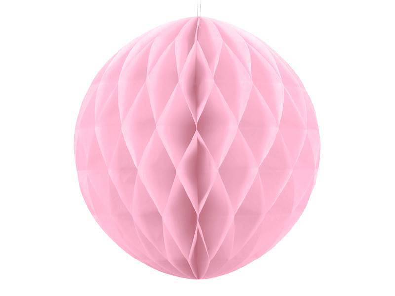 Bola de favo de mel, branca, 30 cm