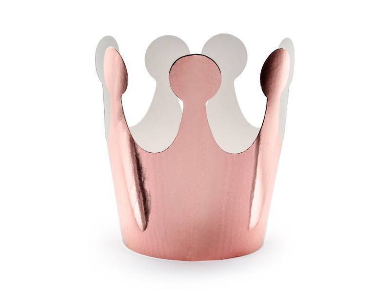 Festa da coroa, ouro rosa, 6 cm