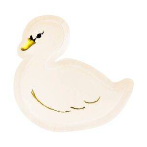 Pratos Lovely Swan, 23,5 x 22,5 cm