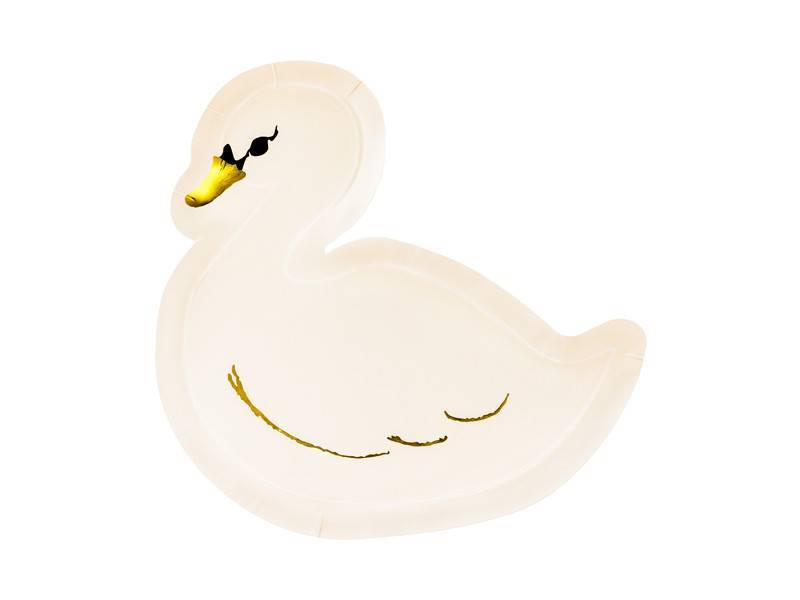 Pratos Lovely Swan, 23,5 x 22,5 cm