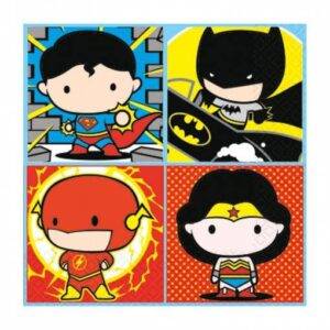 16 GUARDANAPOS 33CM JUSTICE LEAGUE