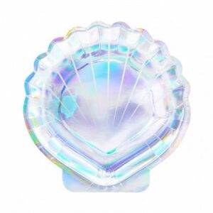 Pratos Mermaid - Seashell, iridescente, 18,5 cm