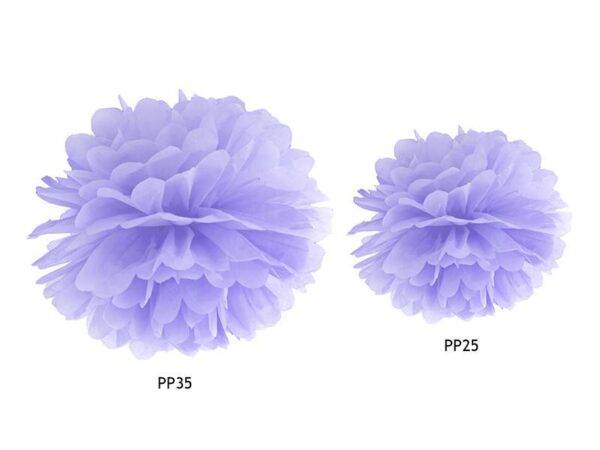 Tissue paper Pompom, azul claro enevoado, 25 cm