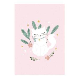 Bloco de desenho A4 Cat com 50 folhas brancas
