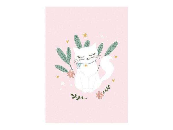 Bloco de desenho A4 Cat com 50 folhas brancas