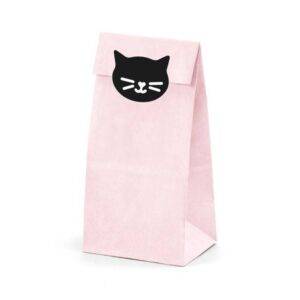 Sacos de lembranças Gato, 8x18x6 cm