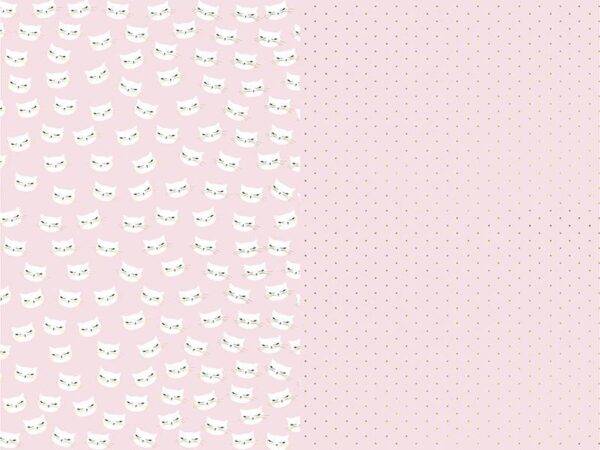 Papel de embrulho Cat, mix, 70x200 cm