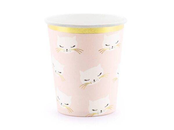 Copos de papel Cat, 200 ml