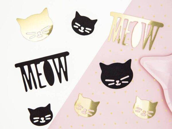 Decorações de papel Cat, mix
