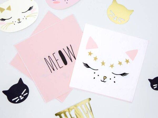 Kitty Pack de guardanapos, 33x33 cm