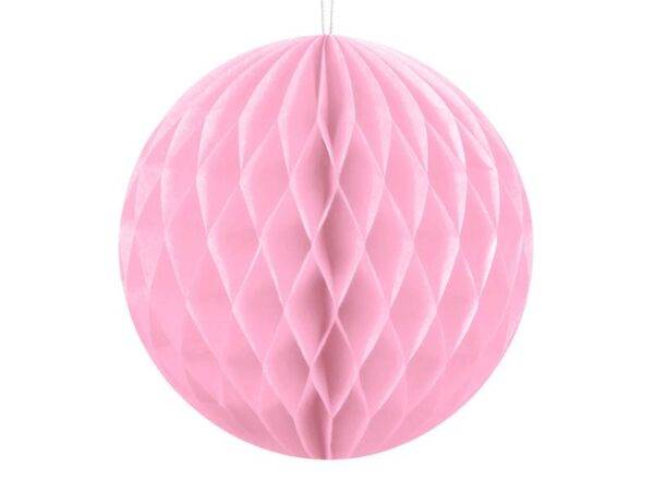 Bola de favo de mel, branca, 10 cm