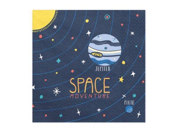 Guardanapos Space Party, 33x33 cm