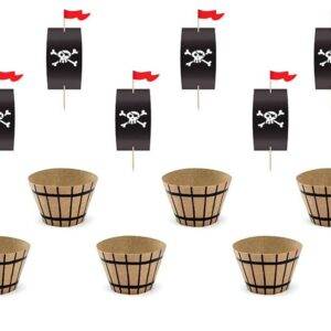 Cupcake kit Pirates Party