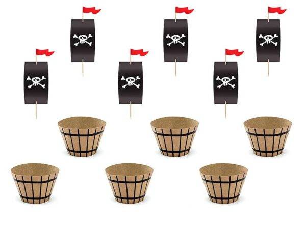Cupcake kit Pirates Party