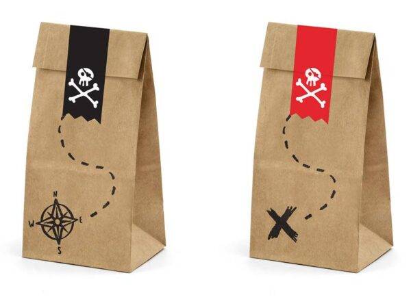 Jogos americanos de papel Pirates Party, 40x30 cm