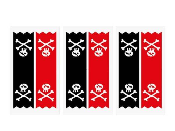Jogos americanos de papel Pirates Party, 40x30 cm