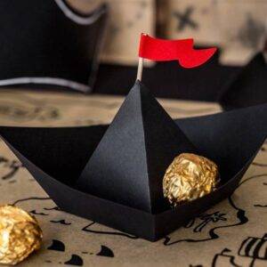 Decorações de papel Festa dos Piratas - Barcos, 19x10x14 cm