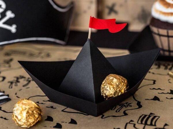 Decorações de papel Festa dos Piratas - Barcos, 19x10x14 cm