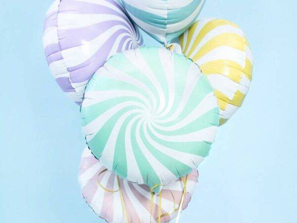 Balão de foil 35 cm, menta