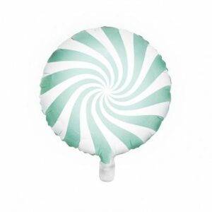 Balão de foil 35 cm, menta