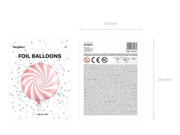 Balão de foil 35 cm, Amarelo