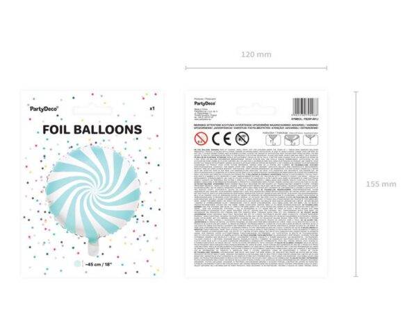 Balão de foil 35 cm, Azul