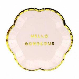Pratos Yummy - Hello Gorgeous, rosa claro, 13 cm