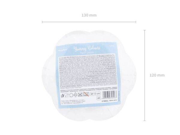 Pratos Yummy - Live Laugh Love, azul claro, 13 cm