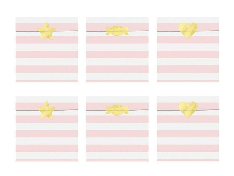 Sacos de Festa Gostoso, rosa 13x14 cm