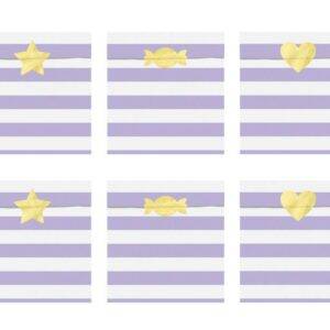 Sacos de Festa Gostoso, lilas 13x14 cm